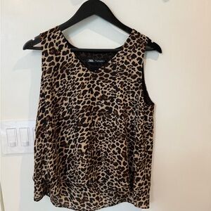Zara Animal Print Tank Top